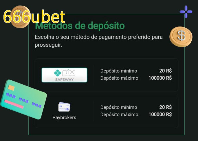 O cassino 666ubetbet oferece uma grande variedade de métodos de pagamento